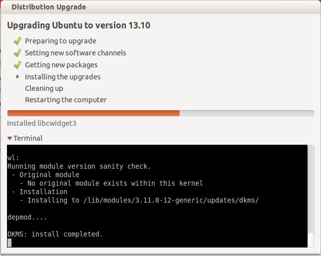 Why is the upgrade manager freezing when upgrading to 13.10 Ask Ubuntu