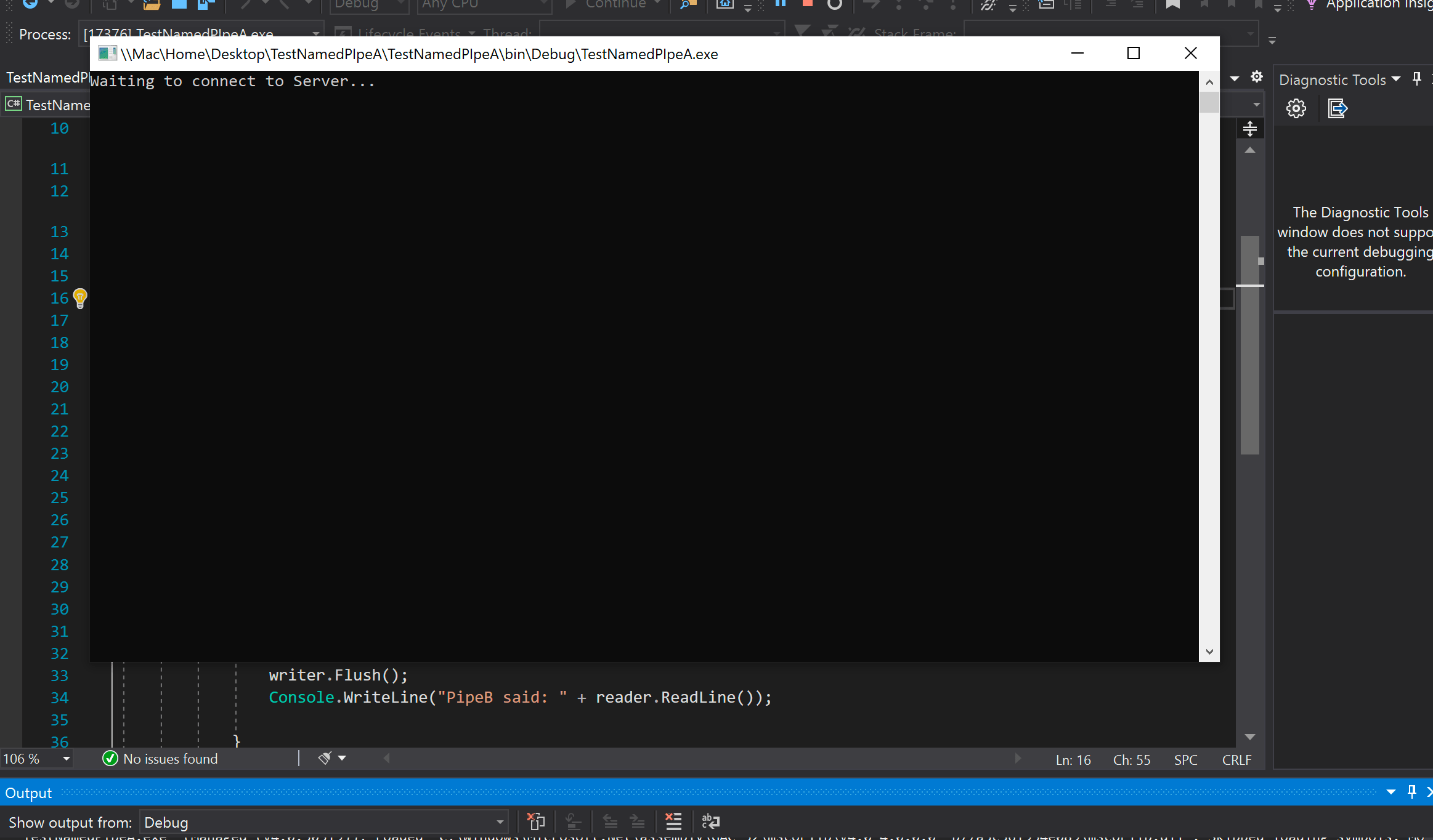 c How to pipe to Console in Excel? Stack Overflow