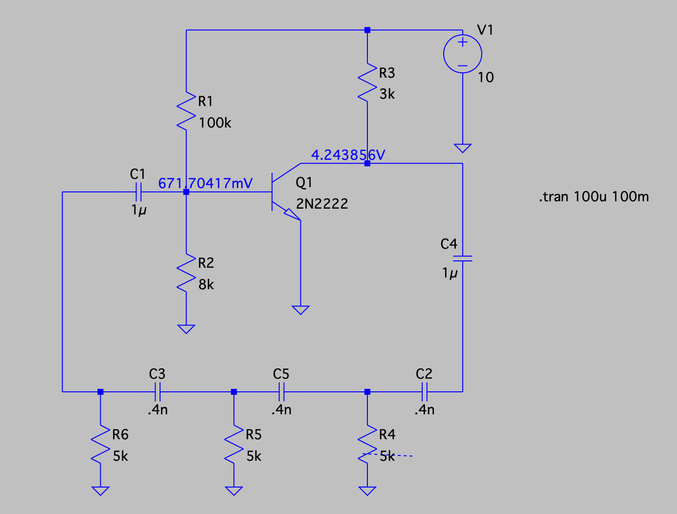 amplifier Why does my oscillator work in LT Spice but not when I