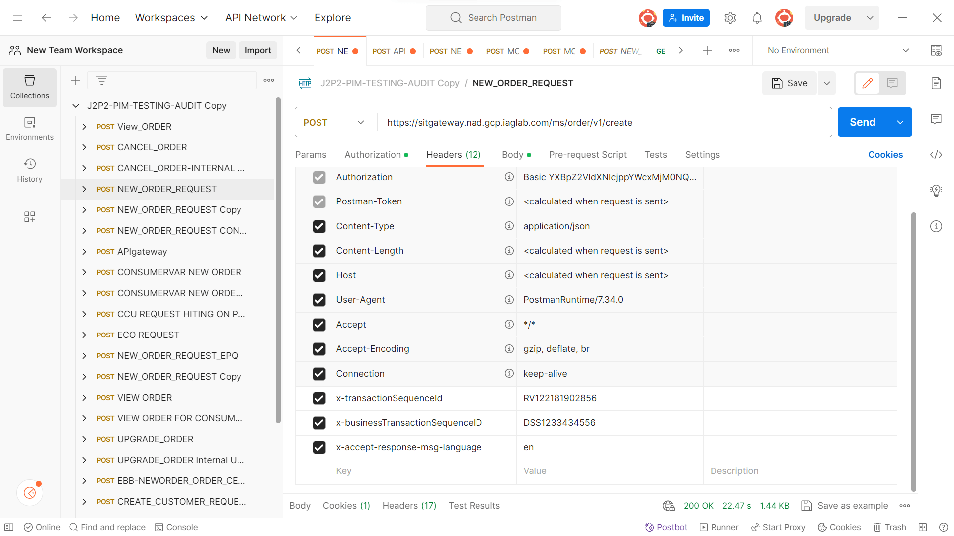 http 400 Bad Request response in JMeter while request works on