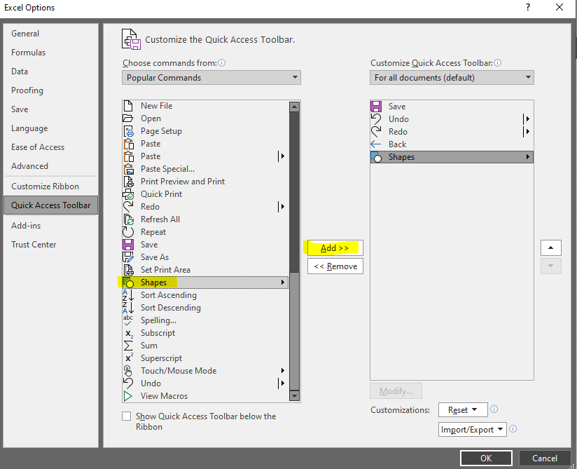How to make Excel stay in one Ribbon menu rather than go back to Home