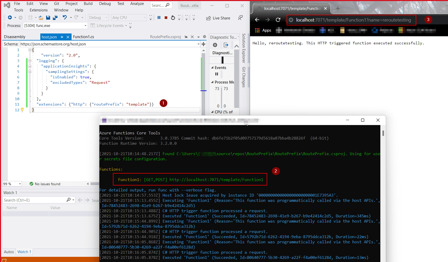 azure Host.json with only local settings Stack Overflow