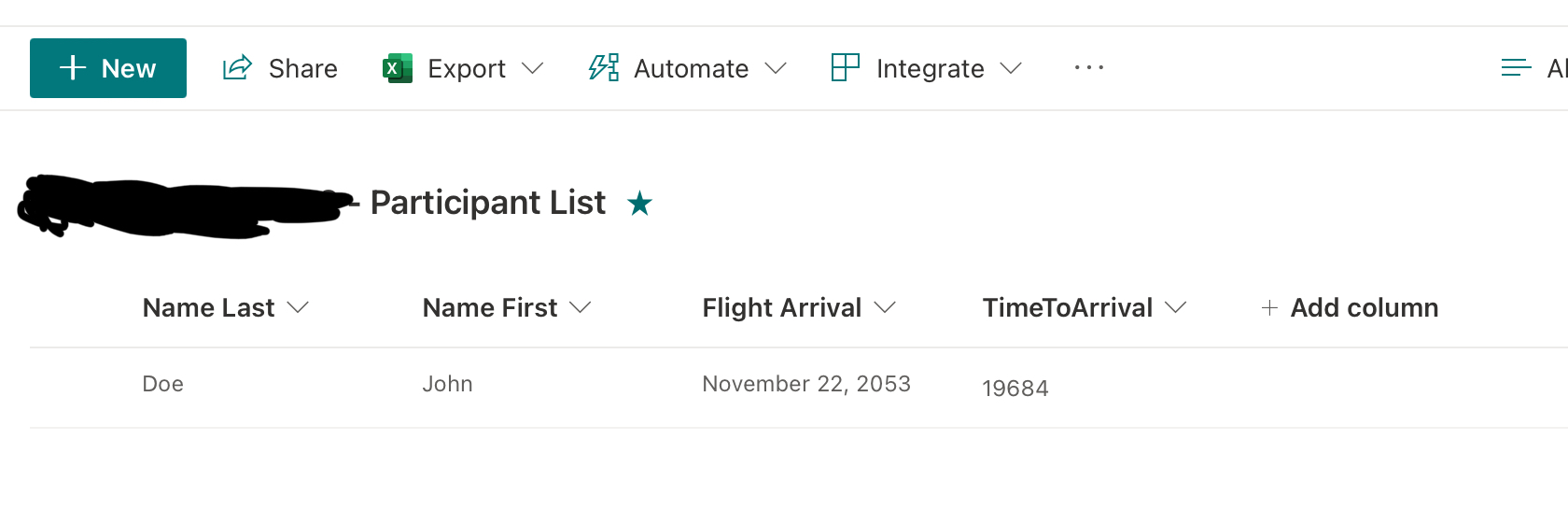 JSON to Show Time Until a Specific Timestamp SharePoint List