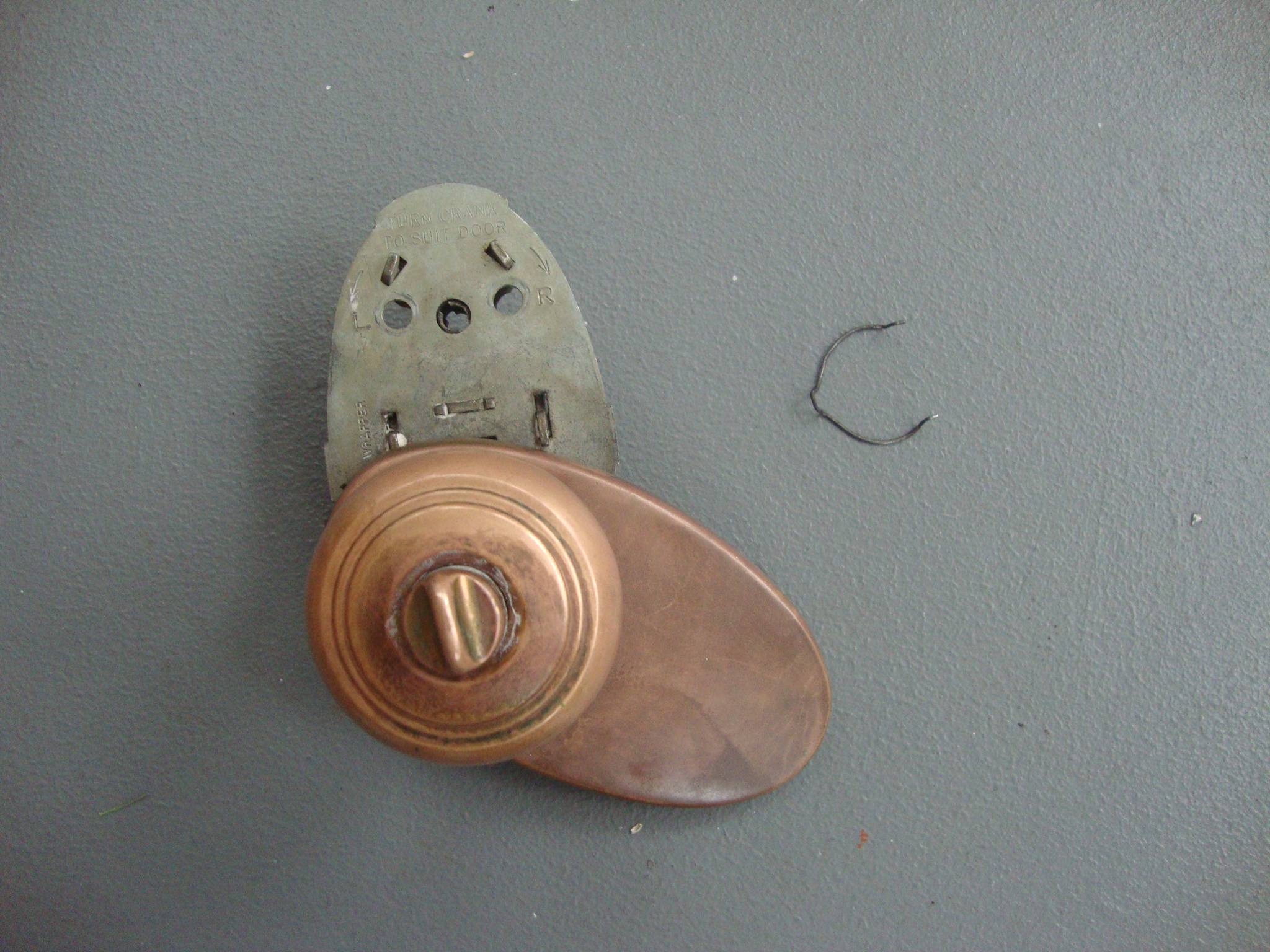 lock Antique Schlage Door Knob Can't reassemble Home Improvement