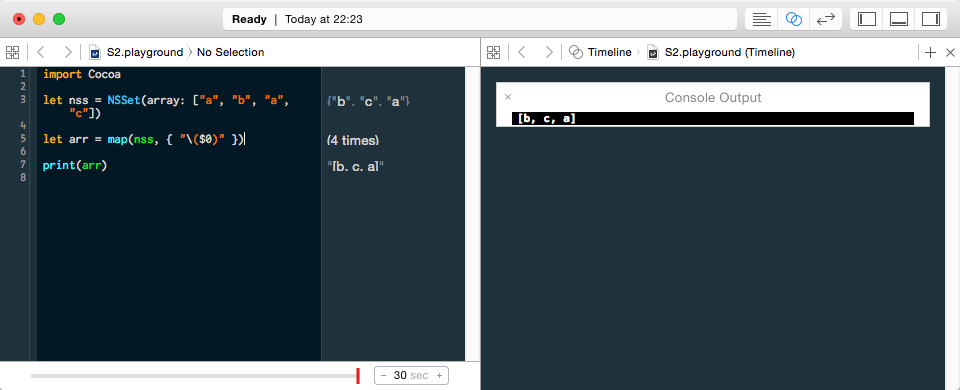 swift How to convert NSSet to [String] array? Stack Overflow