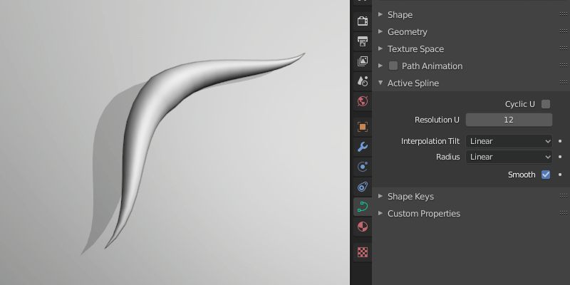 modeling Curve Bevel function, scale? Blender Stack Exchange