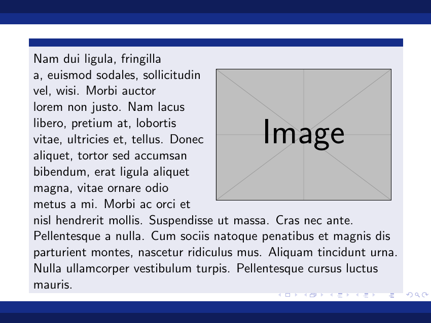 beamer Floating figure TeX LaTeX Stack Exchange