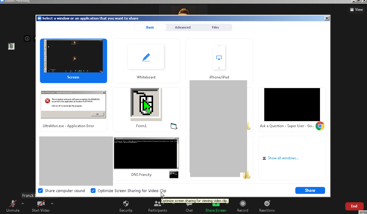performance What does the "Optimize for fullscreen video clip