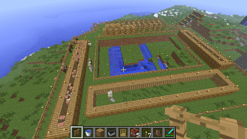 minecraft What is the smallest iron golem spawner? Arqade