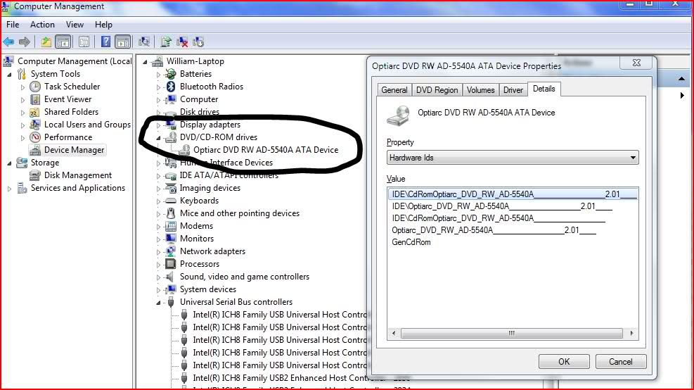 How to find if DVD writer supports DVD+R and/or DVDR? Super User