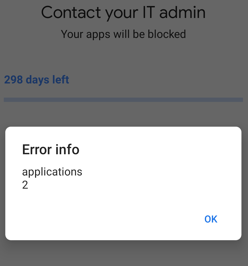 android management api Why is one of my devices getting