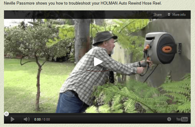 What's a good height to mount a retractable hose reel? Gardening