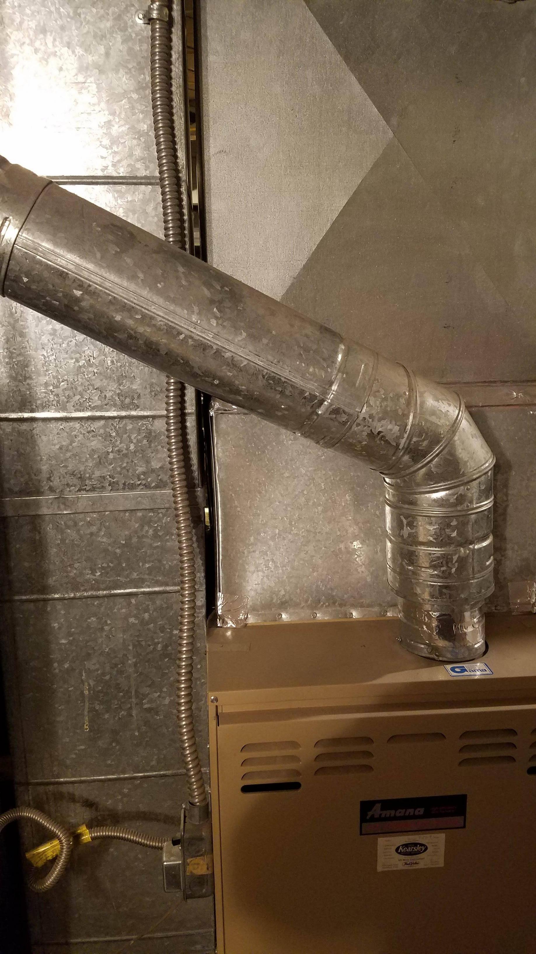 Safe to install humidifier above furnace gas vent? Home Improvement
