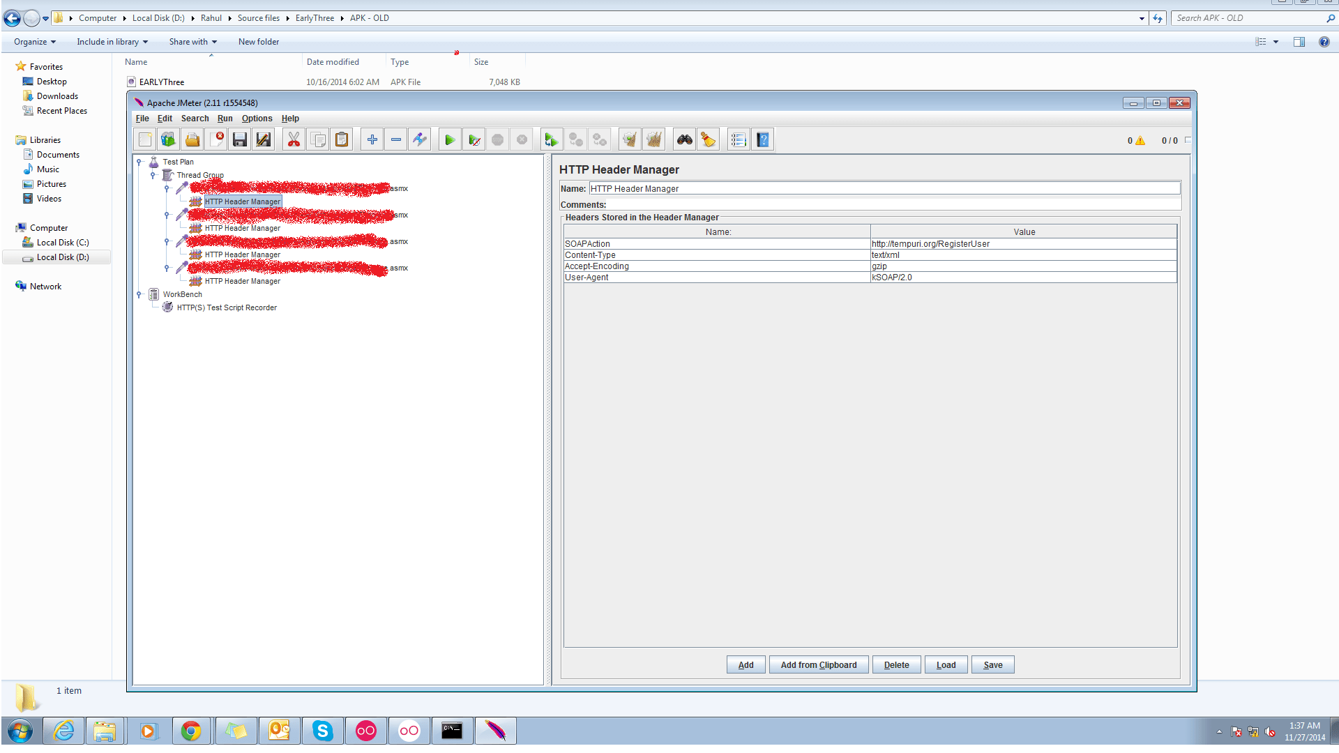 android Mobile app. load testing using jmeter Stack Overflow