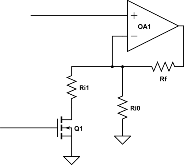 operational amplifier Using an OptoIsolator to change an OpAmp's