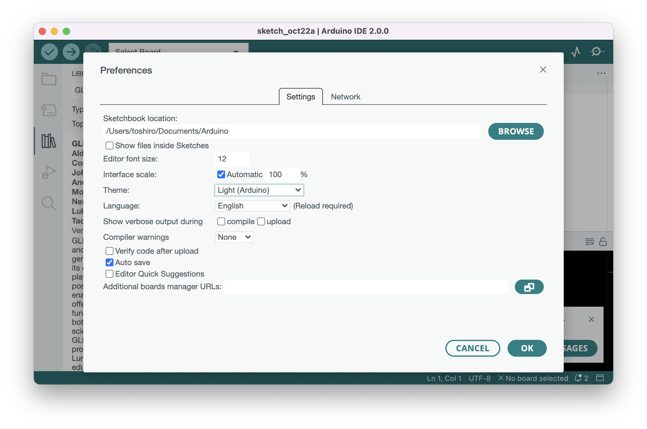 Durchgehen Session Entwurf mac arduino ide Senf Entfremdung Unterschrift