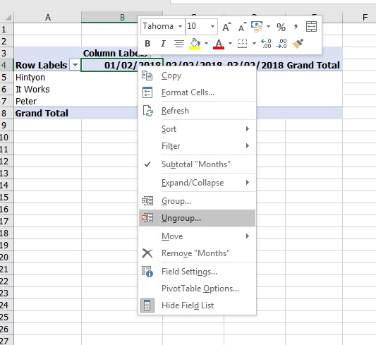 microsoft excel Pivot table cannot create calculated item Super User