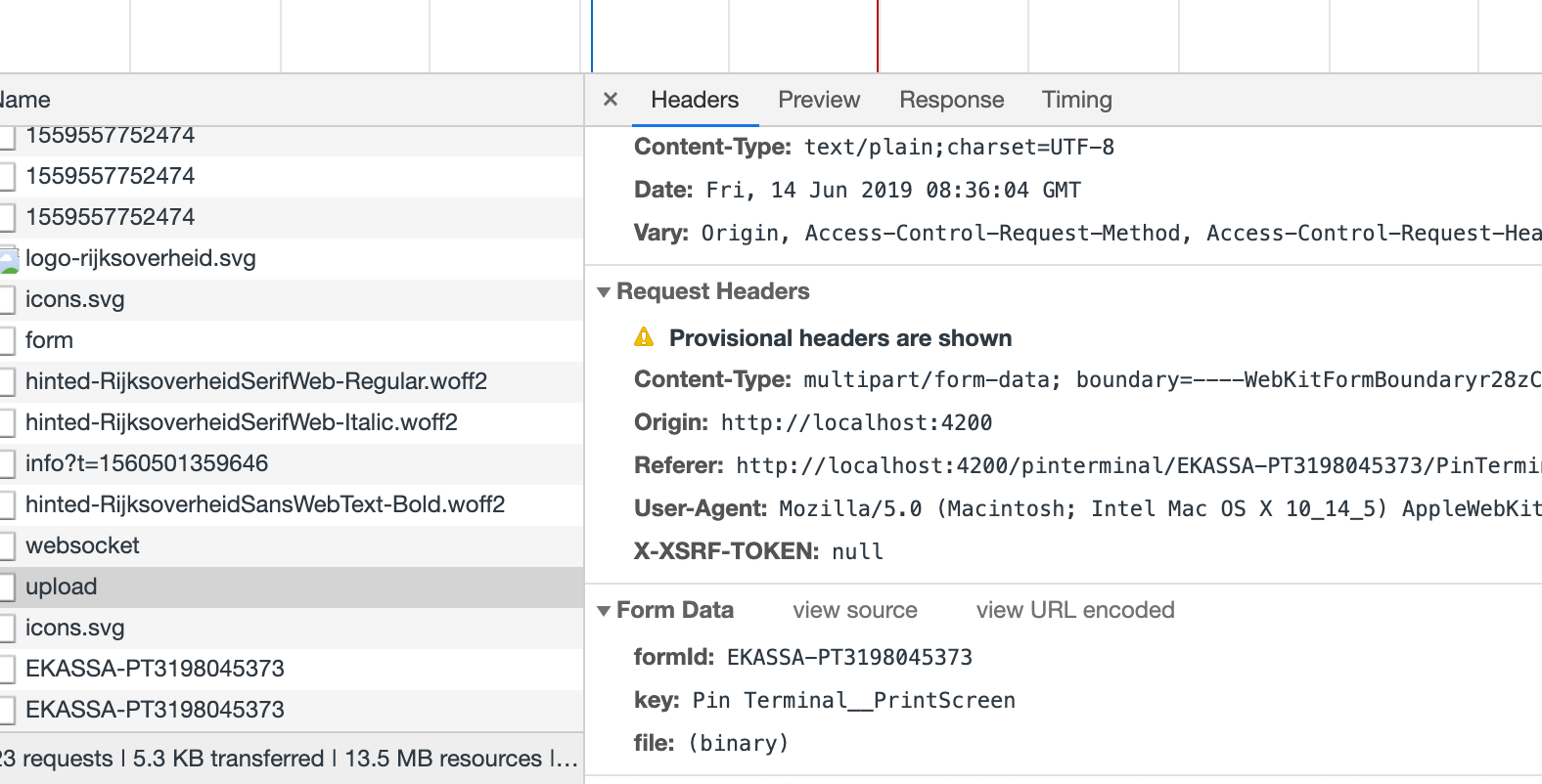 How to get specific headers (springboot application) and pass to