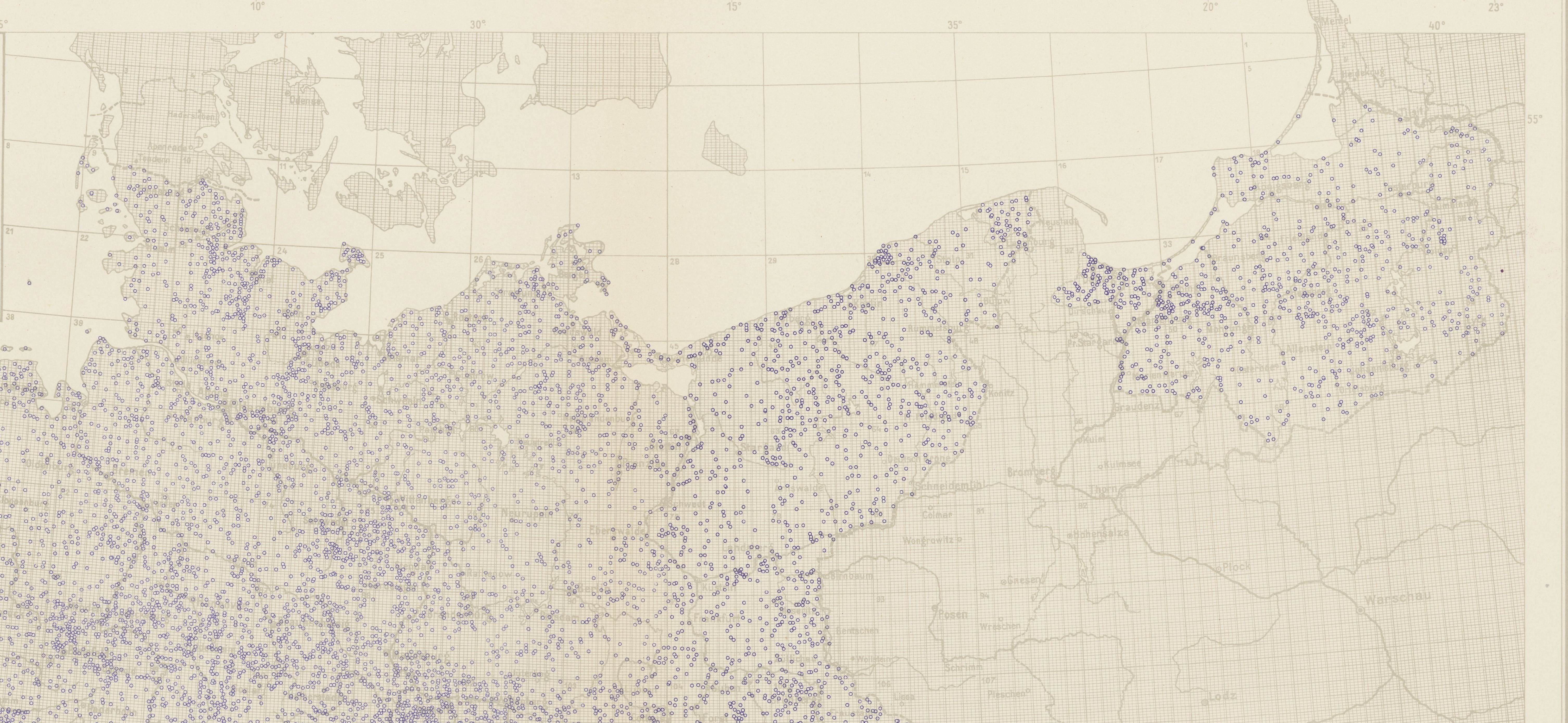 coordinate system Georeferencing Old German Map in ArcMap that uses