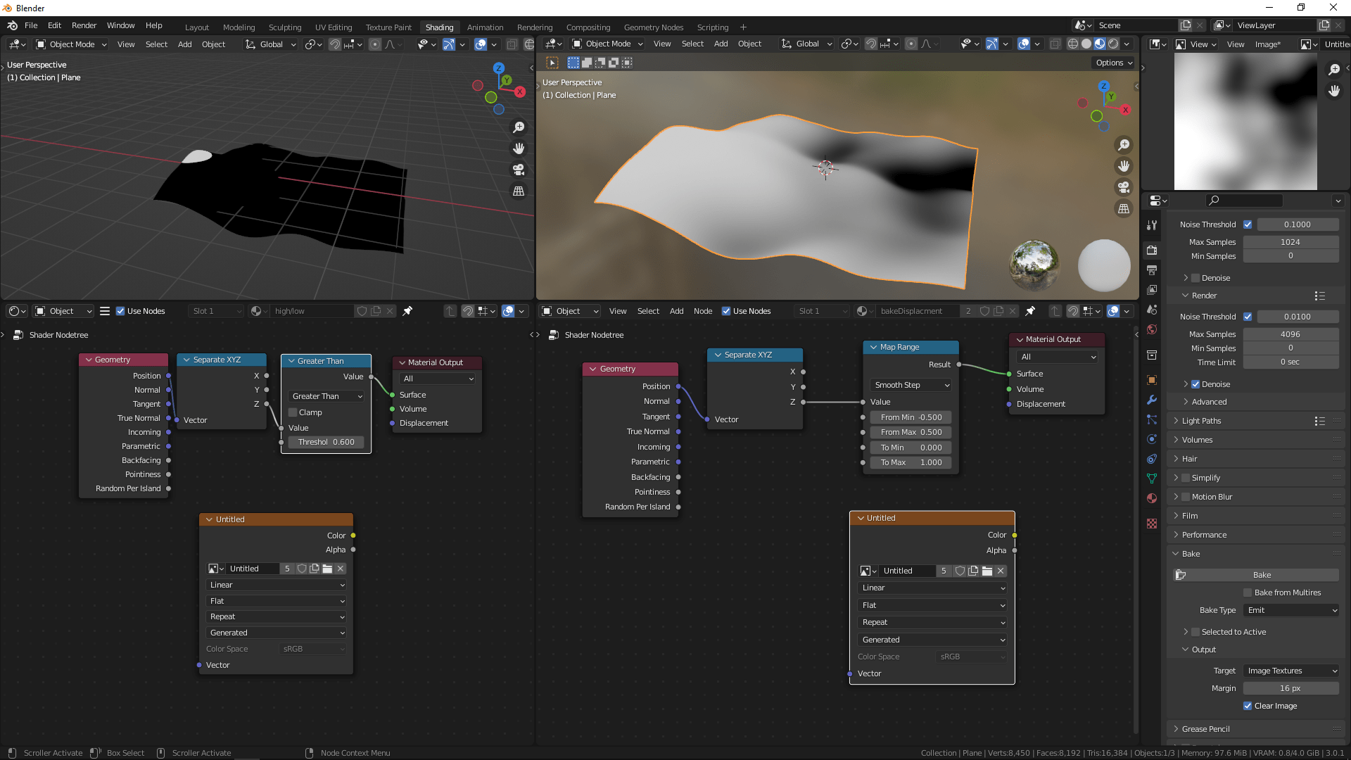 modifiers How to make mesh follow the shape of the ground plane