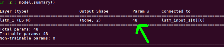 python LSTM in Keras Number of parameters differs between sequential