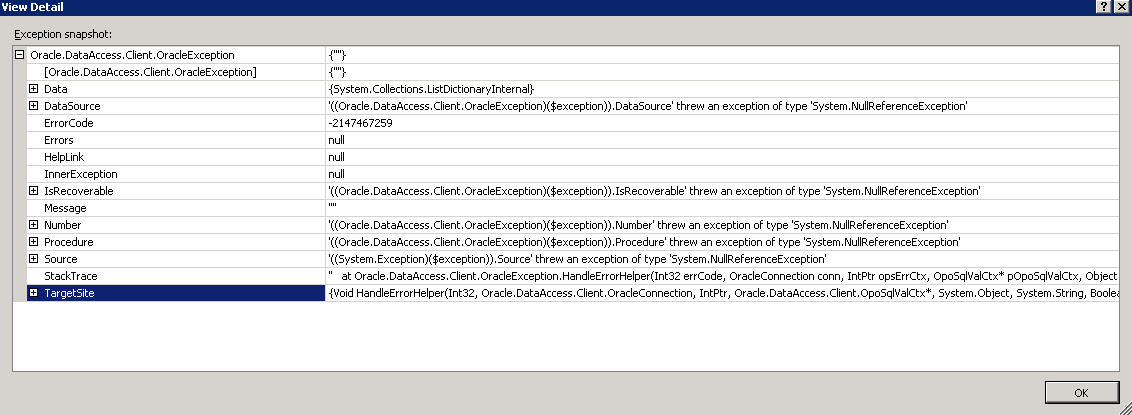 I am Not able to connect to oracle database from using Oracle