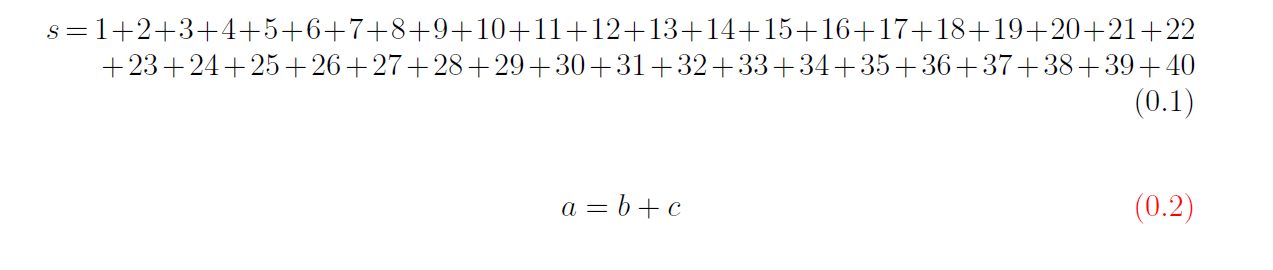 numbering colored equation numbers with breqn package? TeX LaTeX Stack Exchange