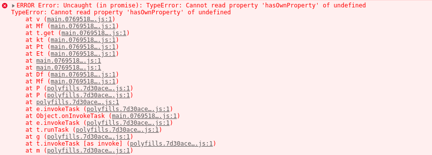 node.js TypeError Cannot read property 'hasOwnProperty' of undefined