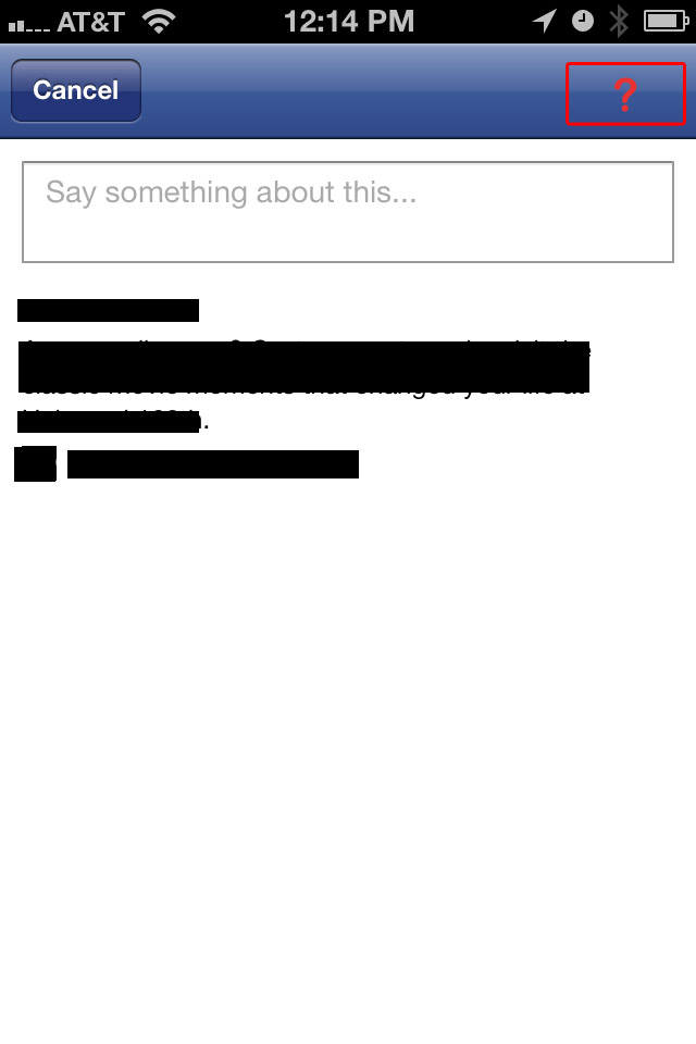 ios Facebook Feed Dialog in Native Facebook App Browser Missing Share