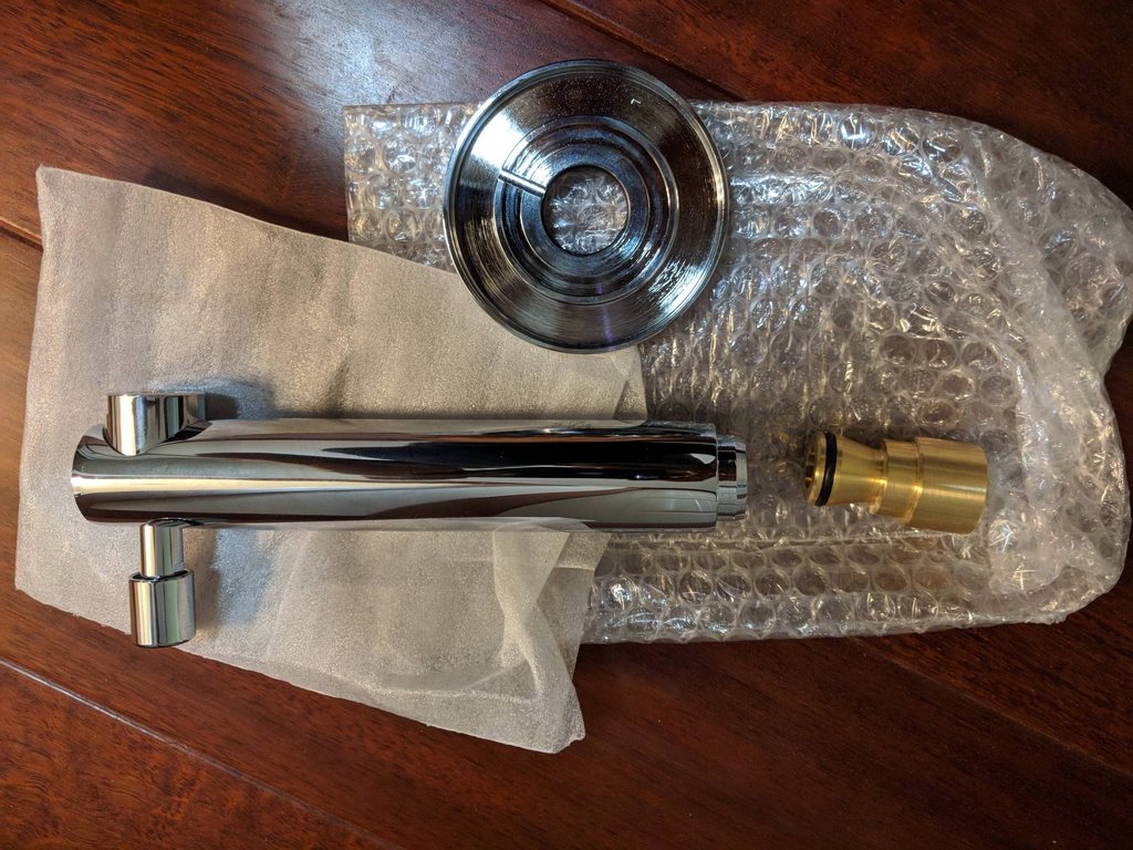 plumbing Does it make sense to use a nipple to connect a tub spout to