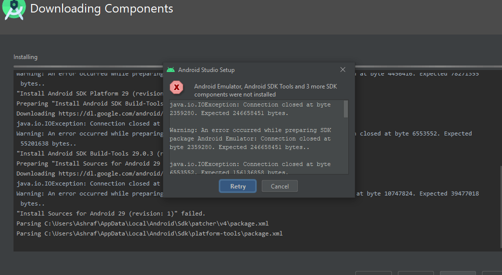 How to add SDK files manually that needs a package.xml in