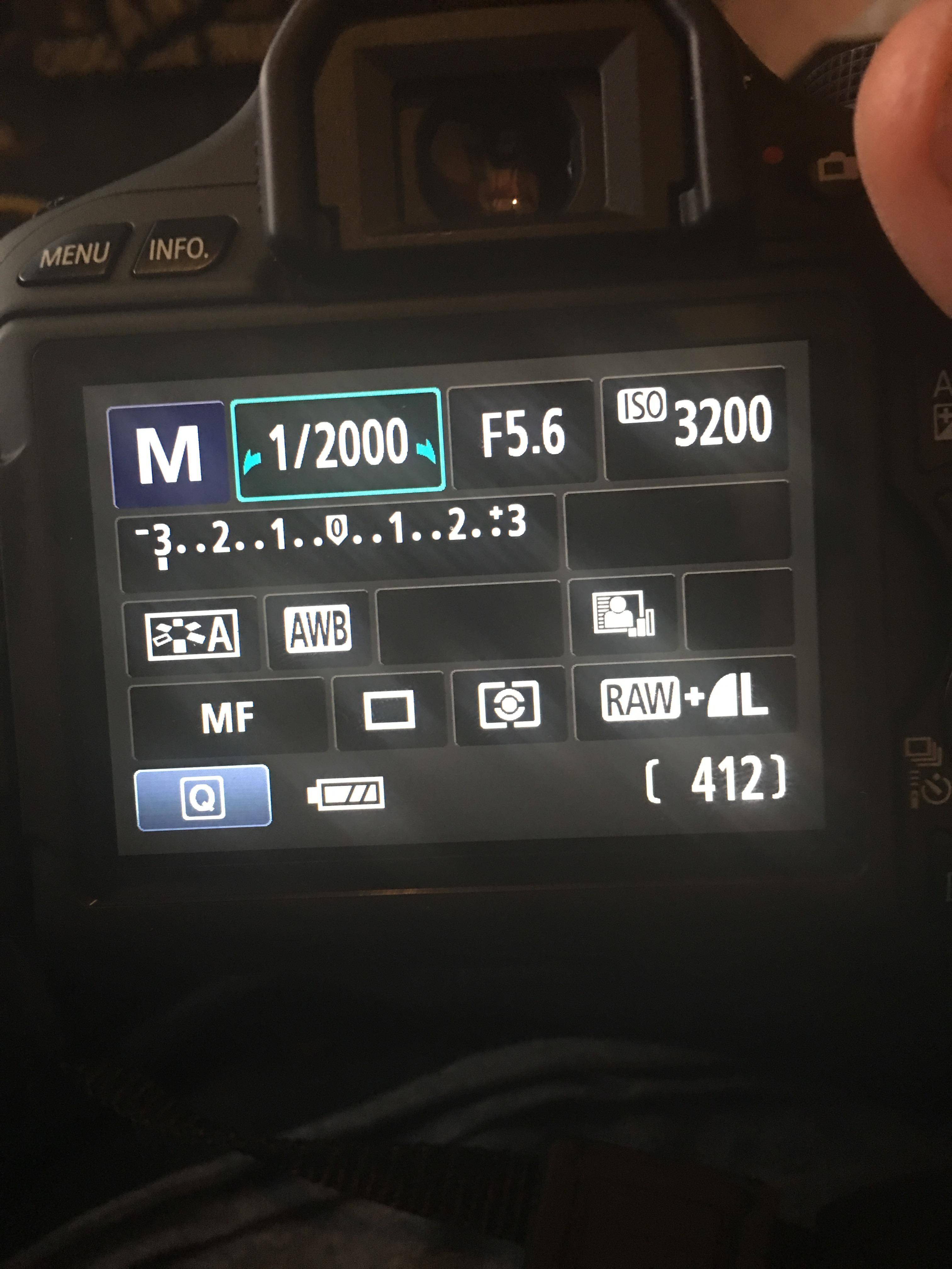 Canon EOS Rebel t3i has developed weird settings seemingly over night? SolveForum