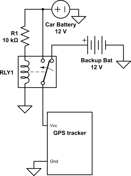 12v Battery Backup Circuit Diagram