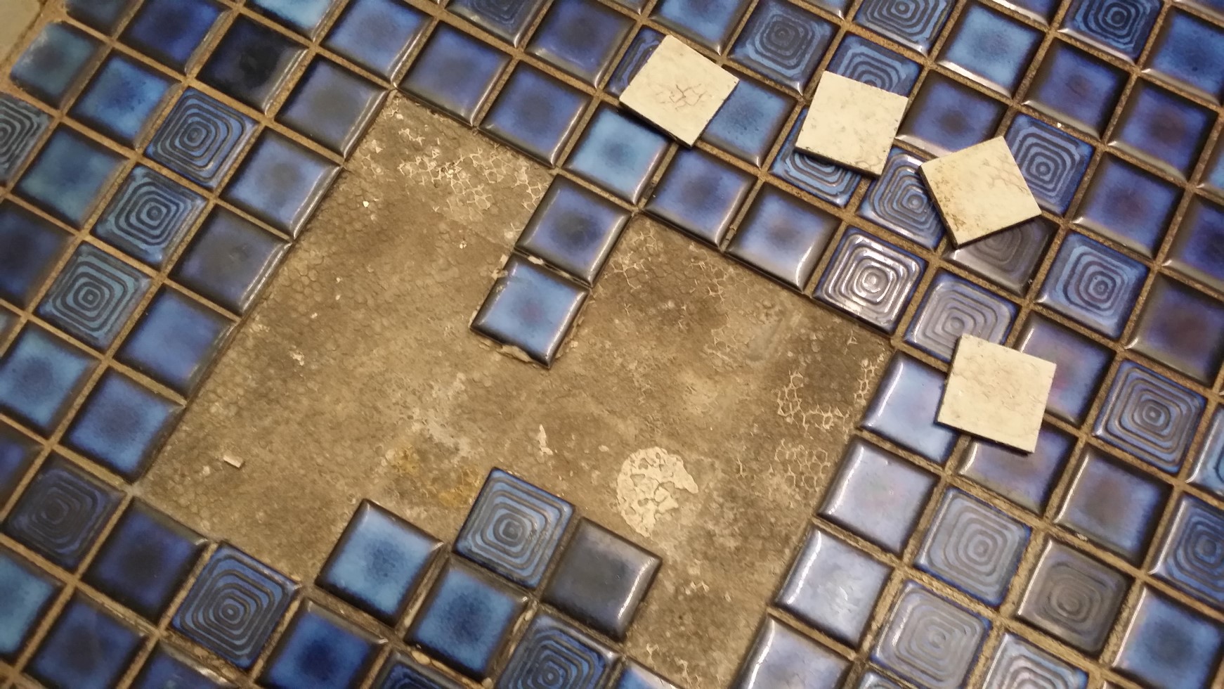 flooring How to reattach old bathroom floor tiles Home Improvement