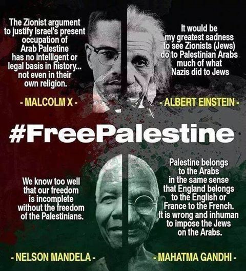 Are These Quotes By Malcom X Albert Einstein Nelson Mandela And Mahatma Gandhi About The Israeli Palestinian Conflict Correct Skeptics Stack Exchange