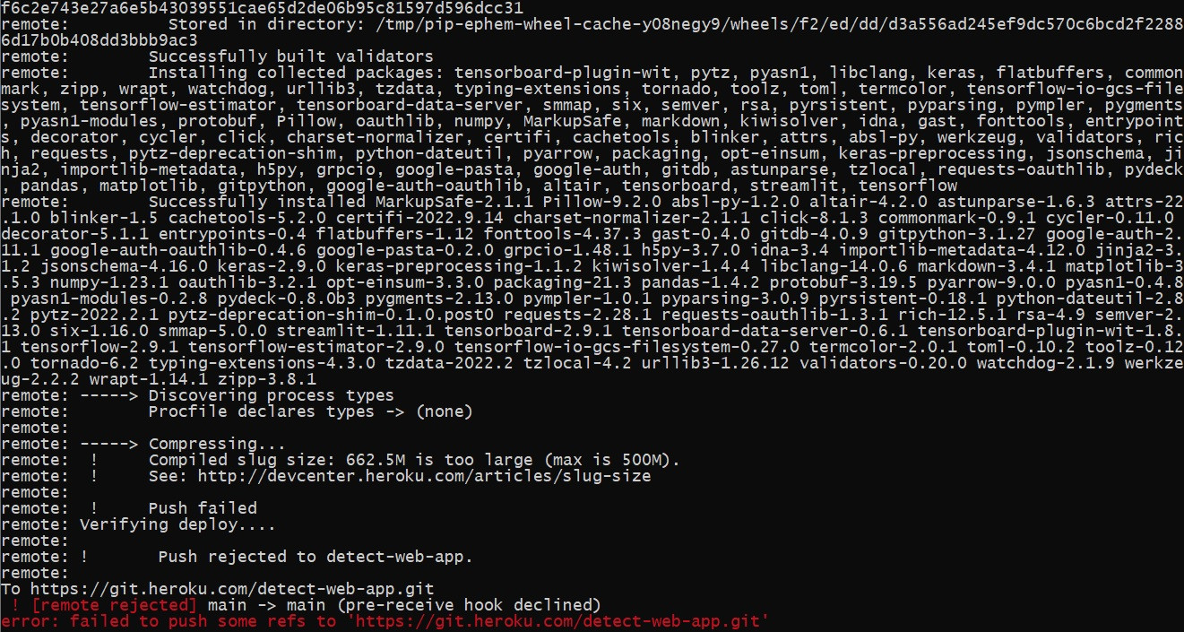 python 3.x How to use .slugignore to reduce compiled slug size on