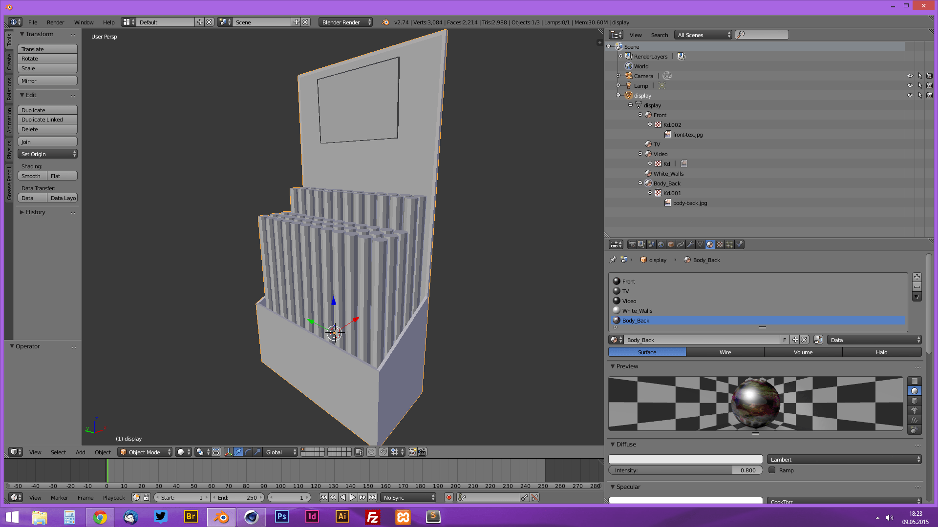 export Imported .obj textures gone Blender Stack Exchange