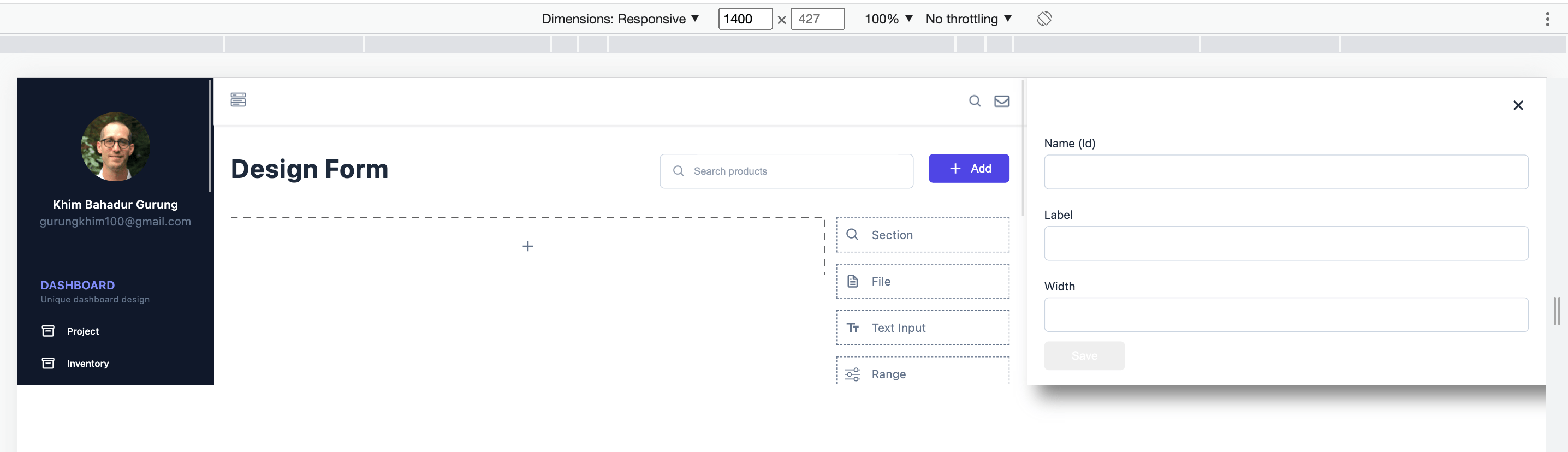 html Drawer on right side is visible in responsive view Stack Overflow