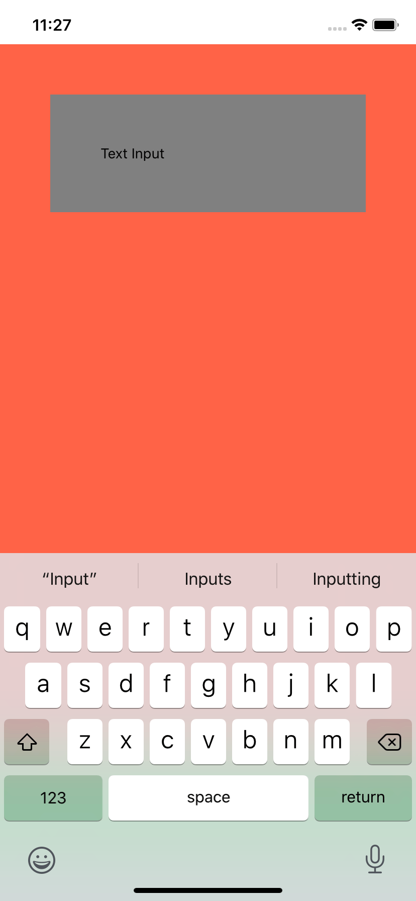 expo Hide component under a ScrollView when keyboard is