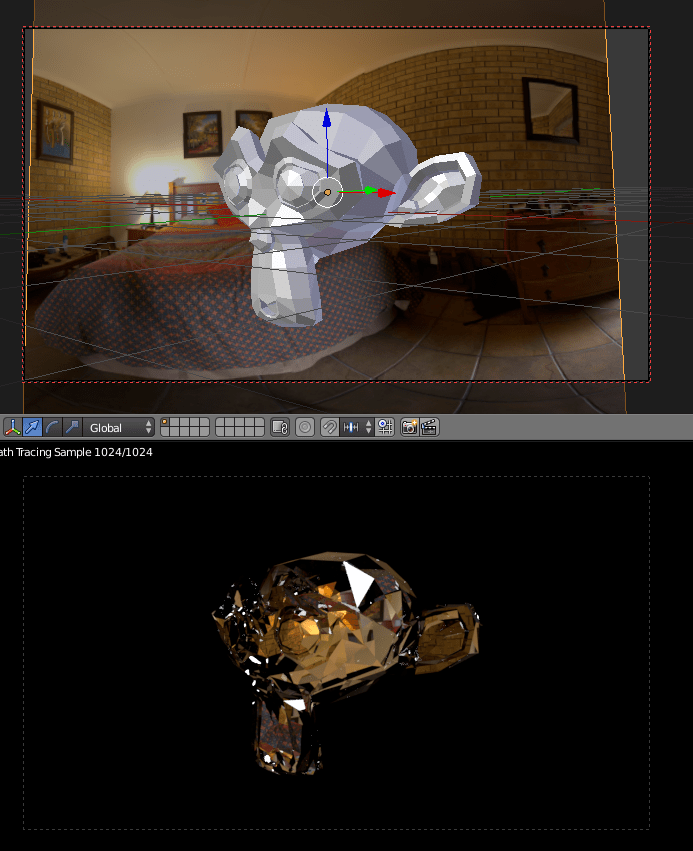 rendering Render glass distortion and not background Blender Stack