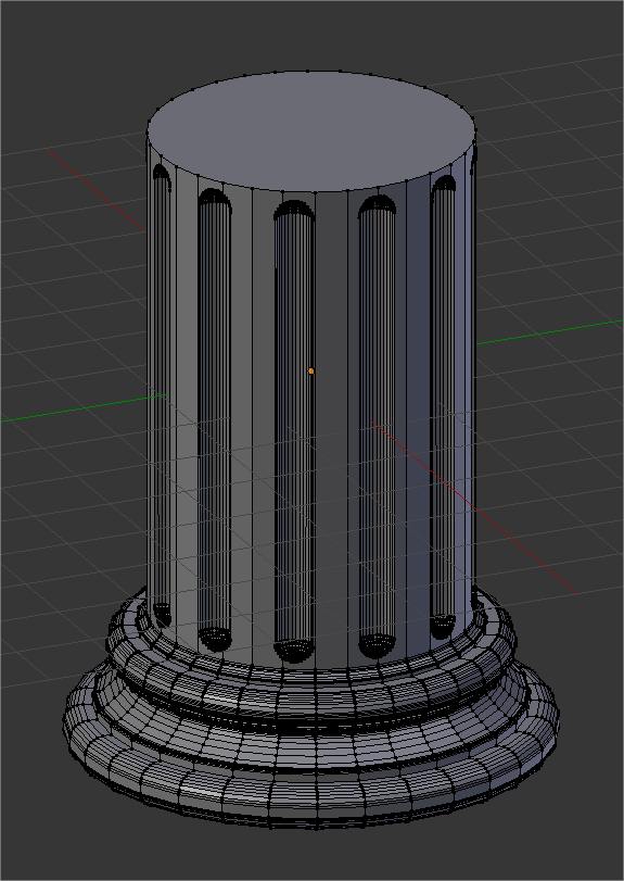modeling How to properly model the Volute on a Capital of an Ancient