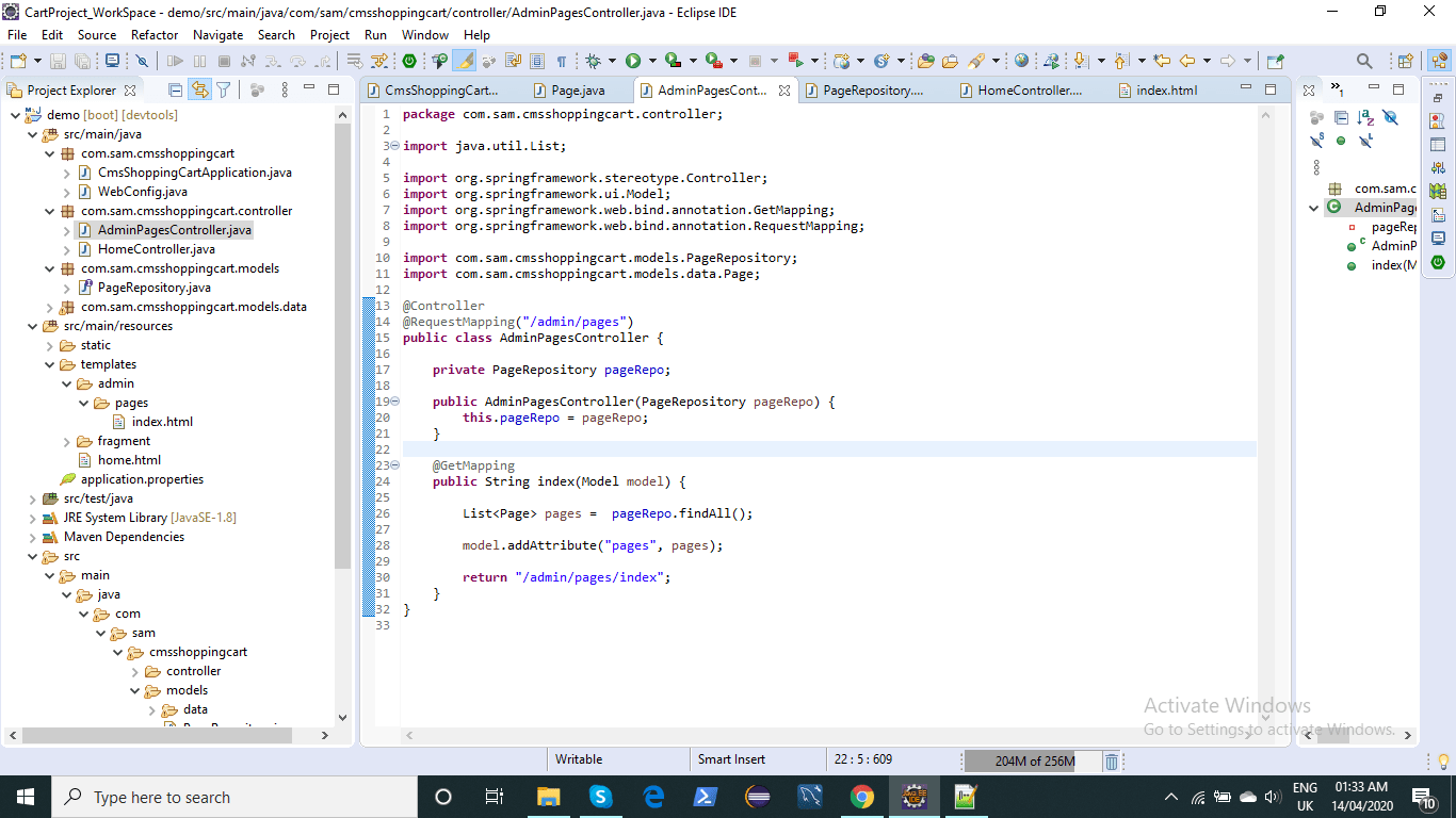java Getting Error Consider defining a bean of type