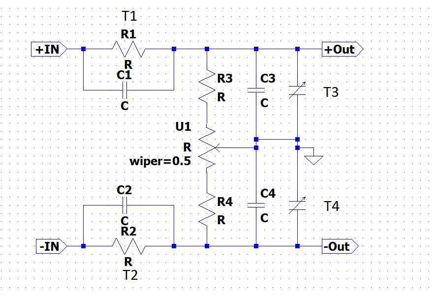Poor CMRR in differential attenuator Electrical Engineering Stack