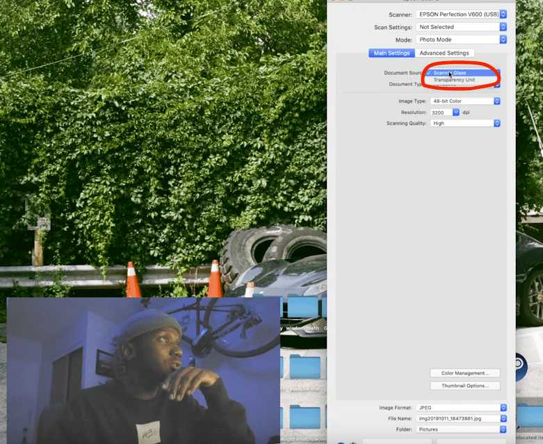 Resetting the Epson Scan 2 Settings
