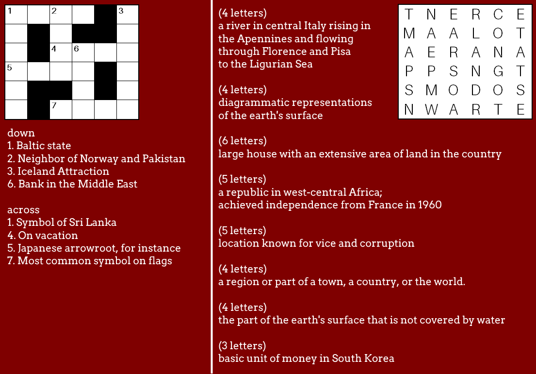 49 Central African Country Crossword Clue Daily Crossword Clue