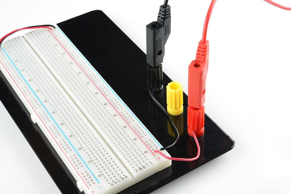 Lab power supply to breadboard Electrical Engineering Stack Exchange