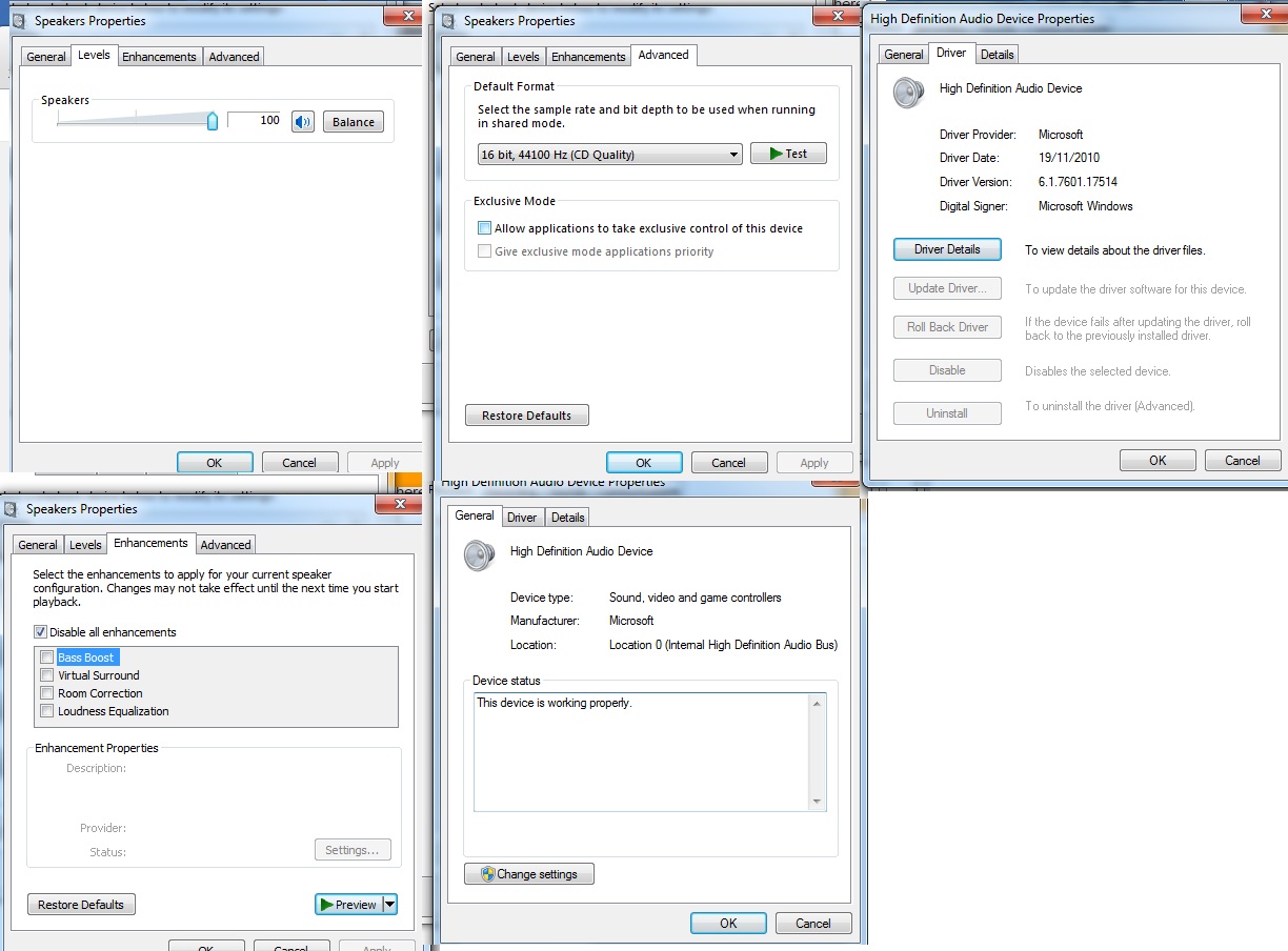 windows 7 No sound in external speakers Super User