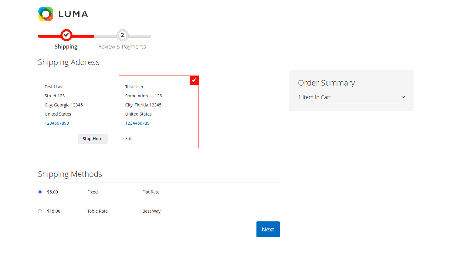 javascript Edit customer shipping address on checkout magento 2