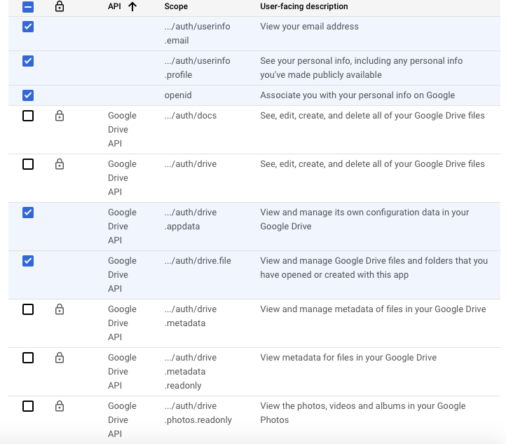 ios How to access Restricted audio files in Google Drive API to play