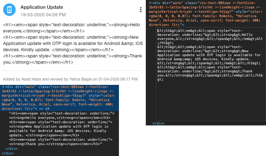 Típico Arreglo Respectivamente html to react native converter cosa